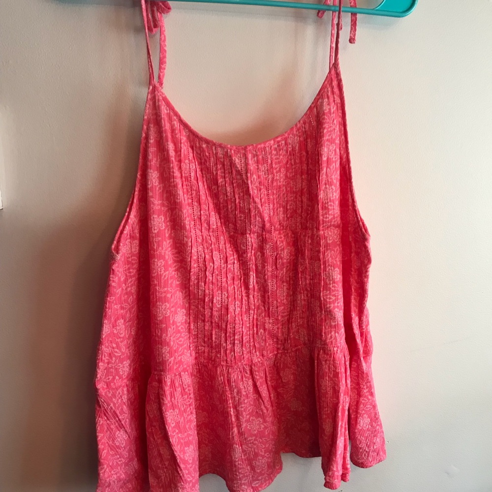 Abercrombie and Fitch Pink Babydoll Tank!